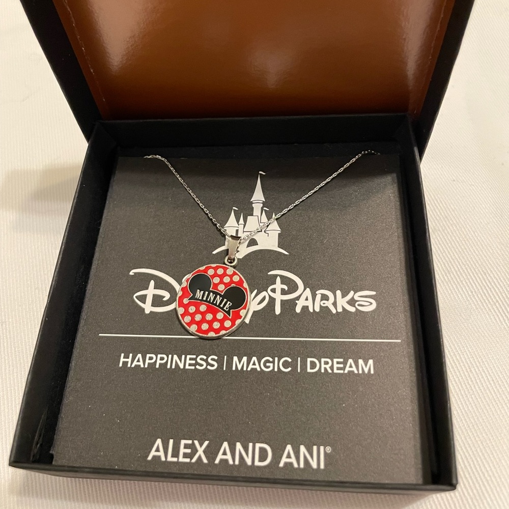 Alex and Ani Disney Minnie Necklace